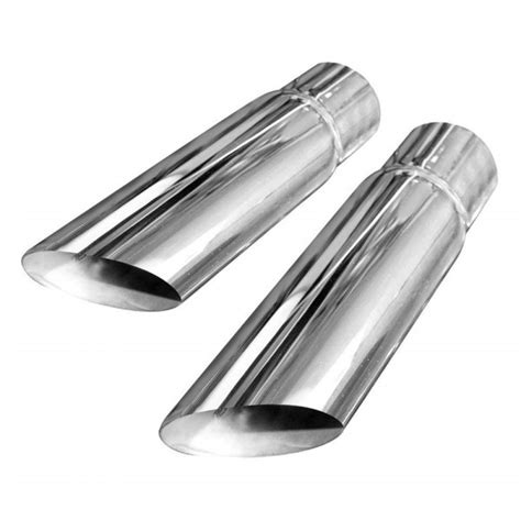 Stainless Works® 304 Ss Resonator Round Clamp On Exhaust Tips
