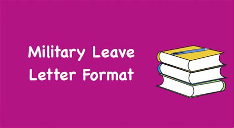 Military Leave Request Letter Collection Letter Template Collection