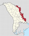 Transnistria Regions Map