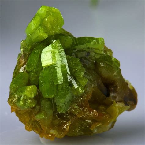 Amazing Green Pyromorphite Crystals Cluster Specimen Amazing Greens