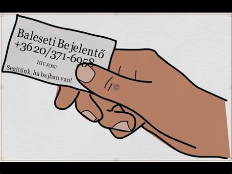 Ha a balesetben érdekelt másik fél ugyanilyen, a cea által. Baleseti Bejelentő - YouTube