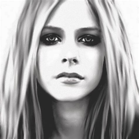 Avril Lavigne Acrylic By Coxzee Avril Lavigne Celebrity Drawings