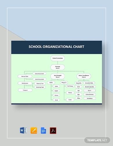 School Organizational Chart 26 Examples Format Pdf Examples