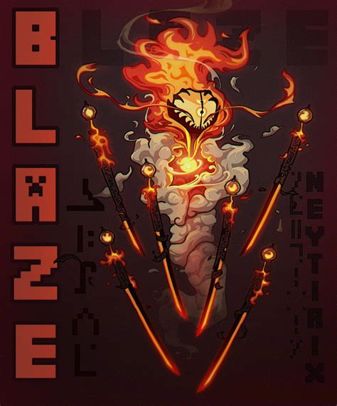 Blaze By Neytirix On Deviantart Minecraft Art Minecraft Anime