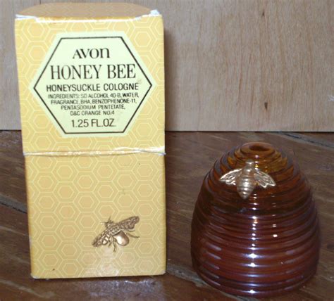 Avon Honey Bee Honeysuckle Perfume Mib