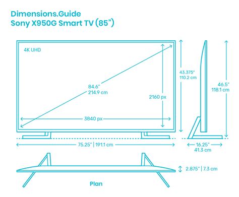 82 Inch Tv Dimensions Tv Specs 42 Off