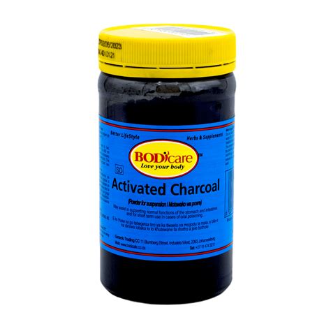 Activated Charcoal 125g Bodicafe