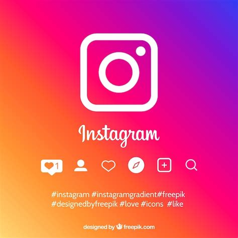 Free Vector Instagram Background In Gradient Colors