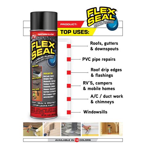 Flex Seal Liquid Aerosol Rubber Sealant Coating Oz Clear Walmart Com Walmart Com Roof