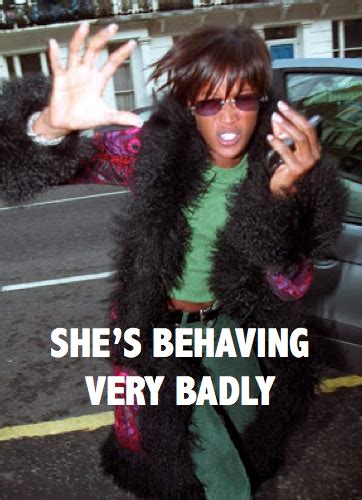 Absolutely Fabulous Ab Fab Meme Naomi Campbell She S Behaving Very Badly Ab Fab Meme Behaving