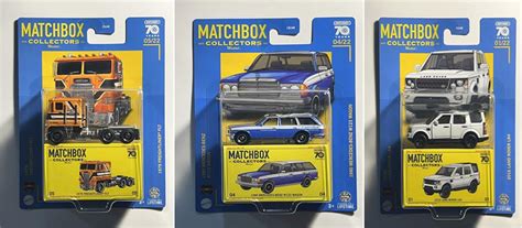 Matchbox Collectors 70s Üçlü Araba Setleri