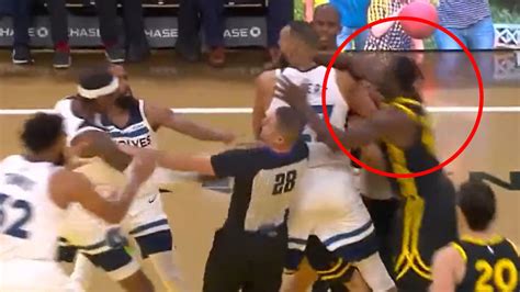 Nba News 2023 Draymond Green Suspension Ejected After Wild Rudy Gobert Choke Hold Klay
