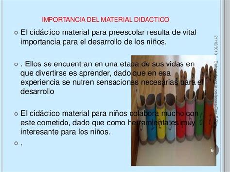 La Importancia Del Material Didactico En Preescolar Compartir Materiales