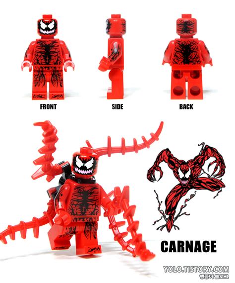 Lego marvel super heroes offers an original storyline in which nick fury calls upon heroes spanning the marvel universe to save earth from such. LEGO CARNAGE MINIFIGURE | yolo.tistory.com/251 | Yong-kwan ...