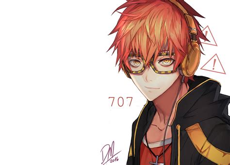 Red Hair Glasses Anime Guy 2788x2000 Wallpaper