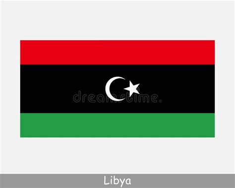 National Flag Of Libya Libyan Country Flag State Of Libya Detailed