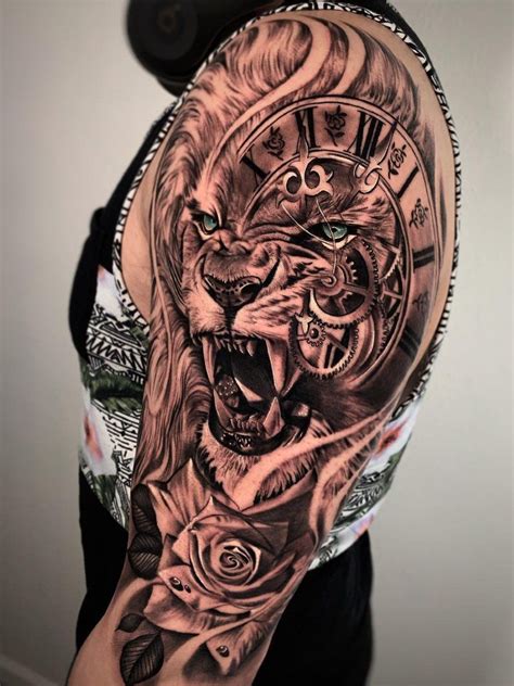 Ramón on Best sleeve tattoos Tattoo sleeve designs Lion tattoo sleeves