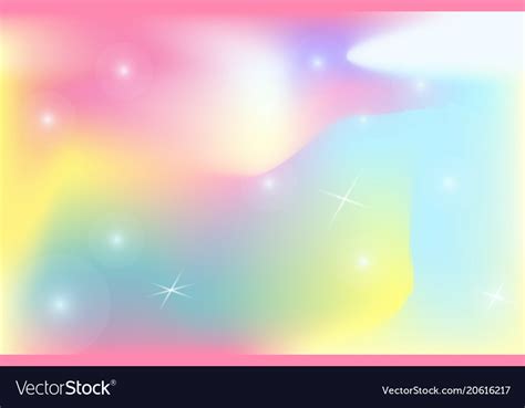 Unicorn Backdrop Background Color Gradient Mesh Vector Image