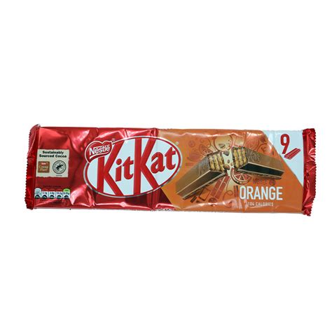 NestlÉ Kitkat 2 Finger Orange Milk Chocolate 207g X 9 Bar H A