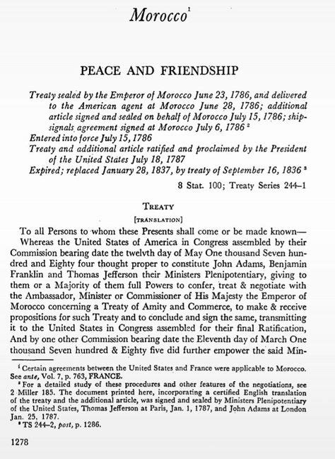 Treaty Of Peace And Friendship 1786 Peace Friendship Social Justice
