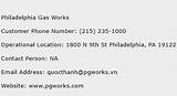 Philadelphia Gas Works Phone Number Photos