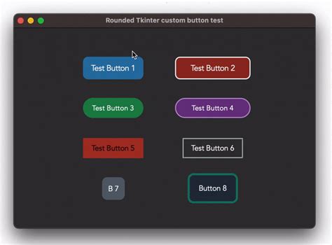 Python Tkinter Custom Create Buttons Stack Overflow