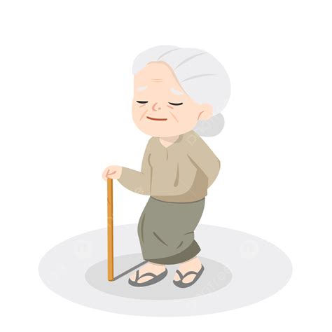 شخصية امرأة عجوز قديم النساء حرف Png وملف Psd للتحميل مجانا