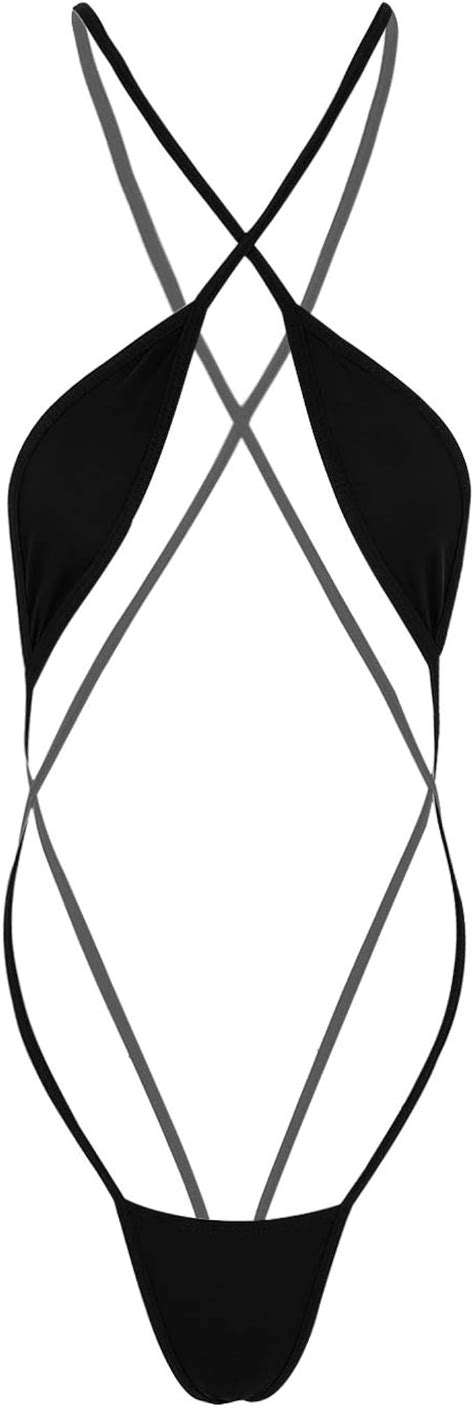 Yeahdor Womens Extreme Slingshot Micro Bikini One Piece