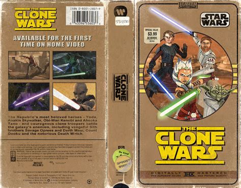 Star Wars The Clone Wars Vhs Cover Art Star Wars Clone Trooper