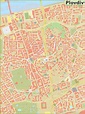 Plovdiv city center map