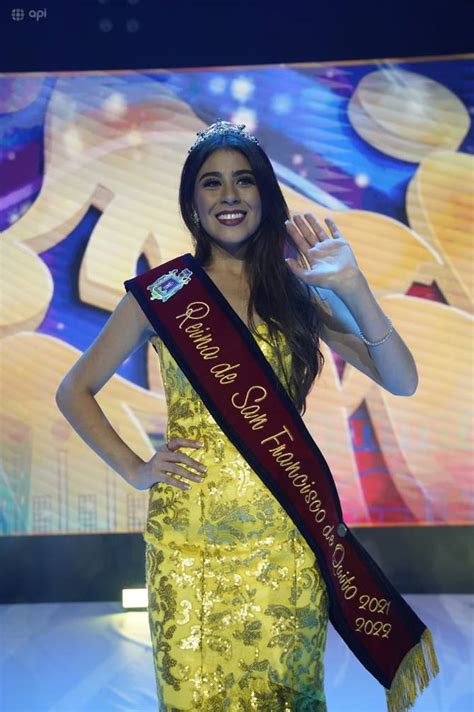 Estefanía Álvarez Es La Nueva Reina De Quito 2021 2022 Ecuador Noticias El Universo