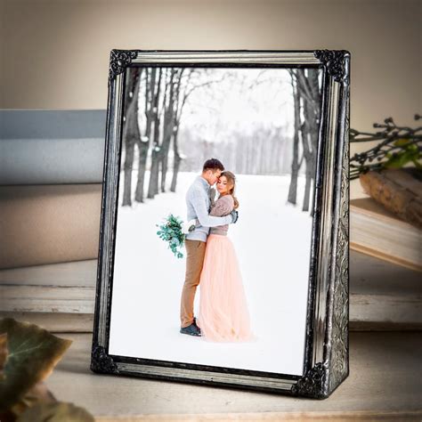 Picture Frame 8x10 5x7 4x6 2x3 Vintage Glass Photo Frame Etsy