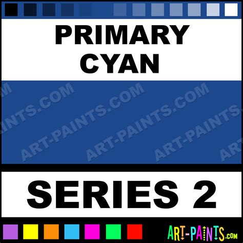 Primary Cyan Artist Acrylic Paints Series 2 Primary Cyan Paint