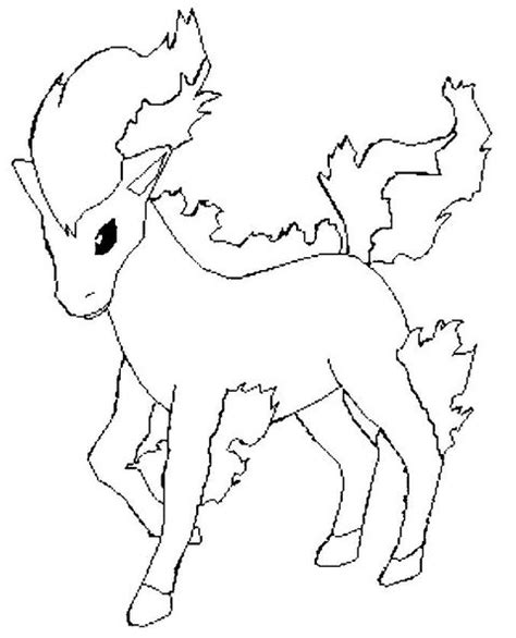 Ponyta Coloring Picture Of Pokemon 77