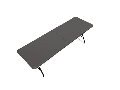 Cosco 26 Ft X 8 Ft Indoor Rectangle Resin Black Folding Banquet Table