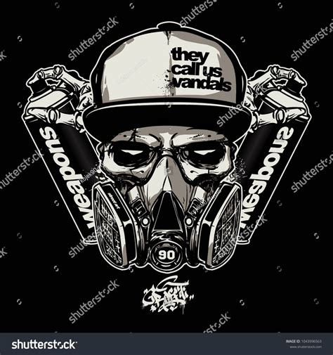 Graffiti Gas Mask Graffiti Wallpaper