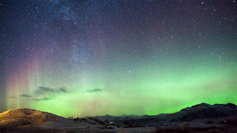 Wallpaper Iceland 5k 4k Wallpaper Northern Lights Mountains Night