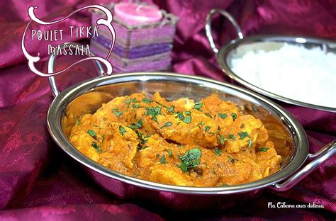 Poulet tikka masala de la cuisine indienne à l'actifry ou à la sauteuse. Poulet tikka massala, sauce au yaourt