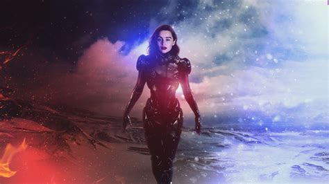 Emilia Clarke 4k Wallpaper Mass Effect Andromeda Commander Shepard