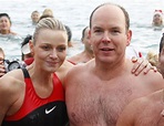 Prince Albert and his then-swimmer girlfriend, Charlene Wittstock ...