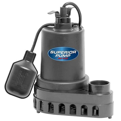 Superior Pump 12 Hp Submersible Thermoplastic Sump Pump 92570 The
