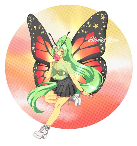 Butterfly Girl By Miku Chankawaii On Deviantart