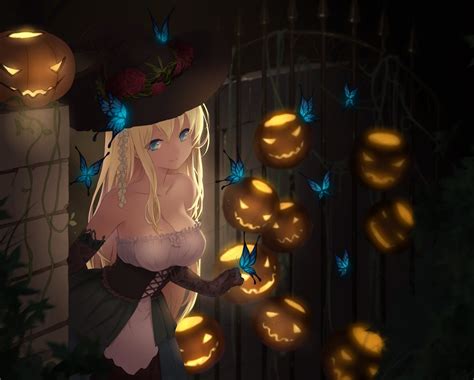 Wallpaper X Px Blonde Blue Breasts Butterfly Cait Cleavage Corset Dark Elbow