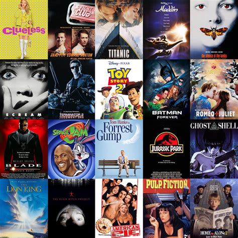 Bonus Pick Your 5 Favorite Movies From The 90s R90s