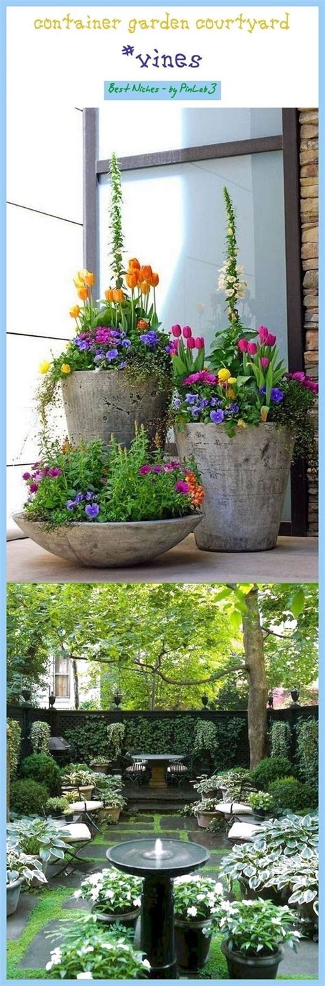 Container Garden Courtyard Container Garden Courtyard Container