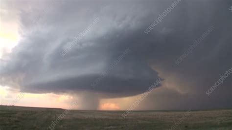 Supercell Thunderstorm Colorado USA Time Lapse Footage Stock Video