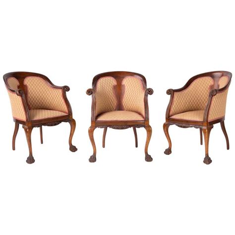 Niels moller pair of model 62 armchairs, circa 1962 rosewood armchairs designed by niels moller for j.l the chairs are in a very nice original condition. Two Comfotable Library Armchairs and Sofa with Ball and ...