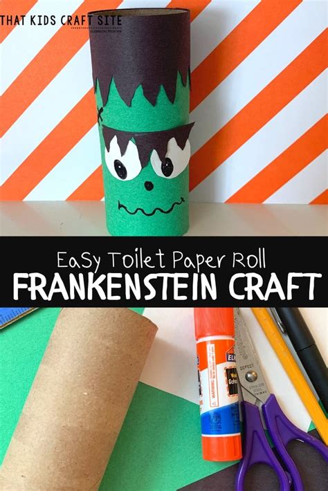 Toilet Paper Roll Frankenstein Craft That Kids Craft Site