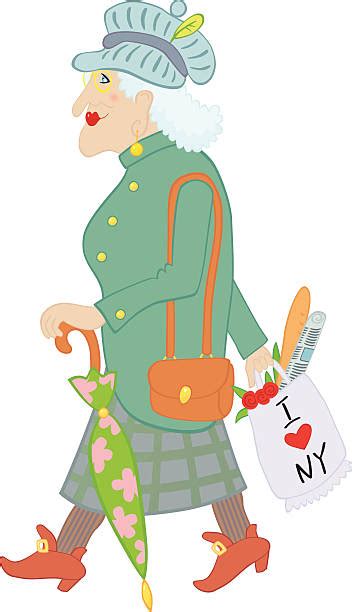 Crazy Granny Illustrations Royalty Free Vector Graphics And Clip Art