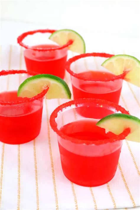 Sour Cherry Margarita Jello Shots How To Make Jello Shots Easy